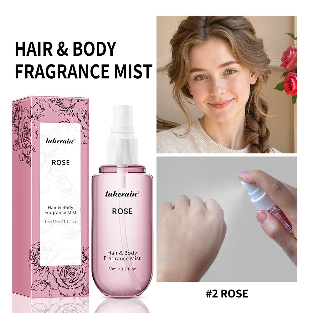 Perfume for Men Women Use For Skin Body & Hair Fragrance Mist Luxury Long Lasting Perfume Collection Vanilla and Rose