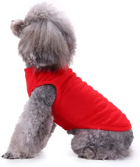 Dog Shirt Clothes, Spring Summer T Shirt Apparel Soft Blank Shirts Clothes Extra Small Medium Large Extra Large Size Dogs