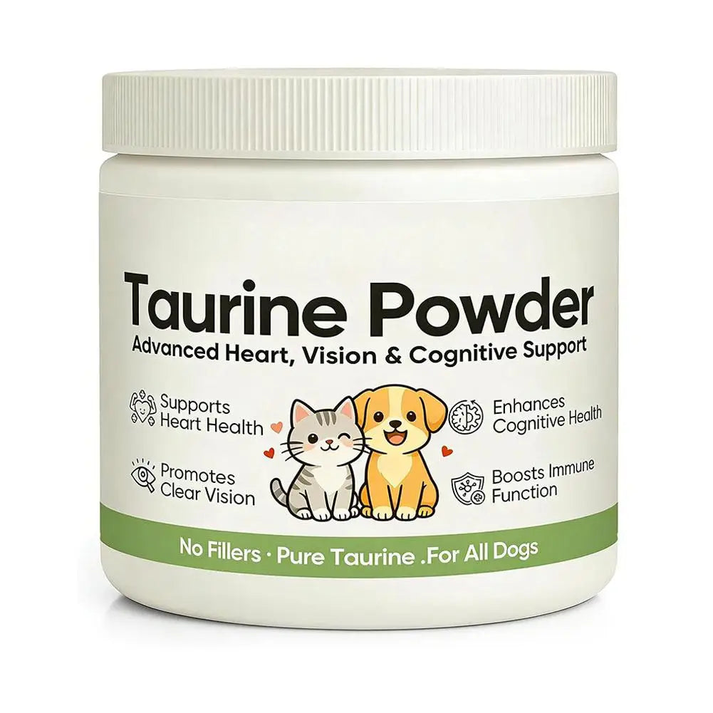 30g Taurine Supplement Powder for Cat Dog Supports Heart Vision Cognitive Health Essential Amino Acid Pet Nutritional Supplement