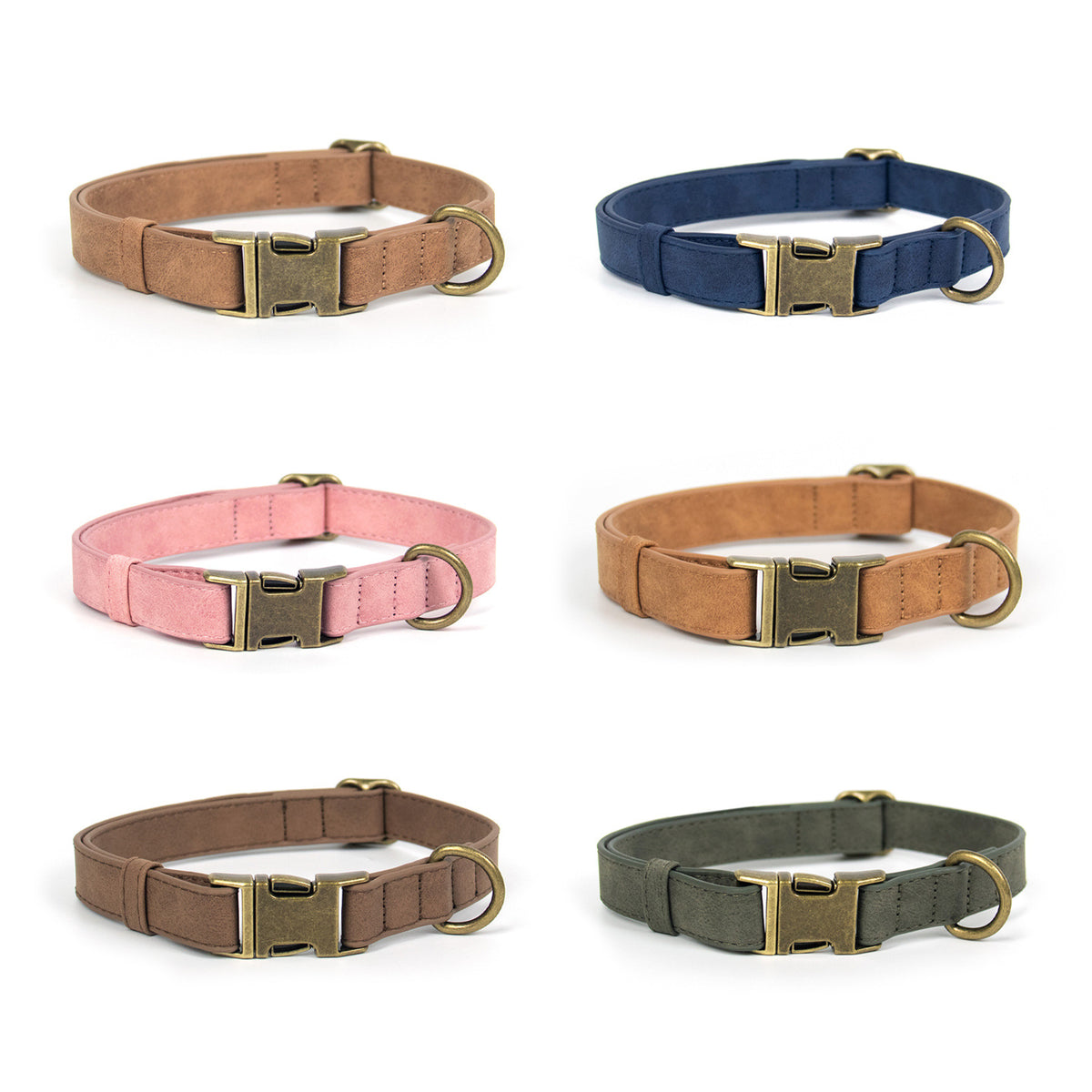 Retro Explosion-Proof Dog Leash Pet Collar Set for Large Medium Small Dogs
