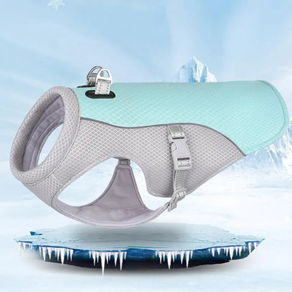 Dog Cooling Vest Summer Three-Layer Vest Dog Cooler Cooling Clothing Pet Dogs Health Supplies For Exercise Mountaineering Hiking