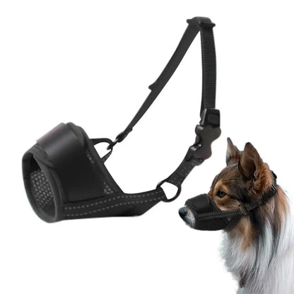Large Dog Muzzle Adjustable Straps Breathable Soft Muzzle For Dog Biting Prevention Anti-Chaos Large Pet Anti-barking Muzzle