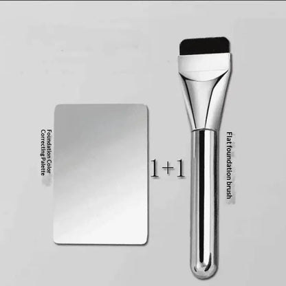 Makeup Palette For Foundation Application Lipstick Eye Shadow Mixer Palette Cosmetic Brushes With Spatula Beauty Tools Nail Art