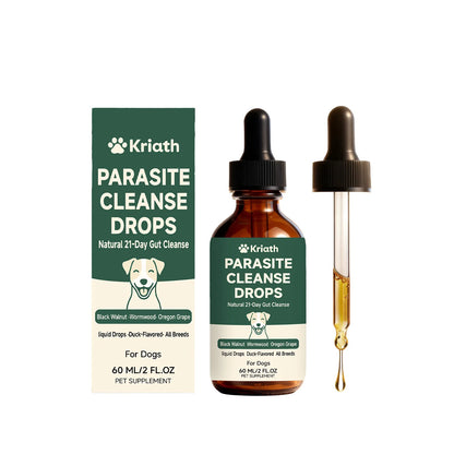 Kriath Pet Digestive Supplement Drops Digestive Comfort Gastrointestinal Health Immune Support Gentle Dog Nutrition Supplement