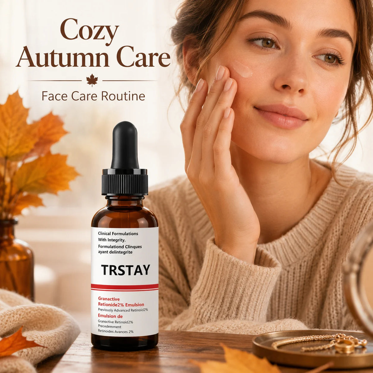 Luxury Smooth Facial Emulsion, Soft Texture with Long-Lasting Nourishment, Creates Silky & Skin-Friendly Skin Texture