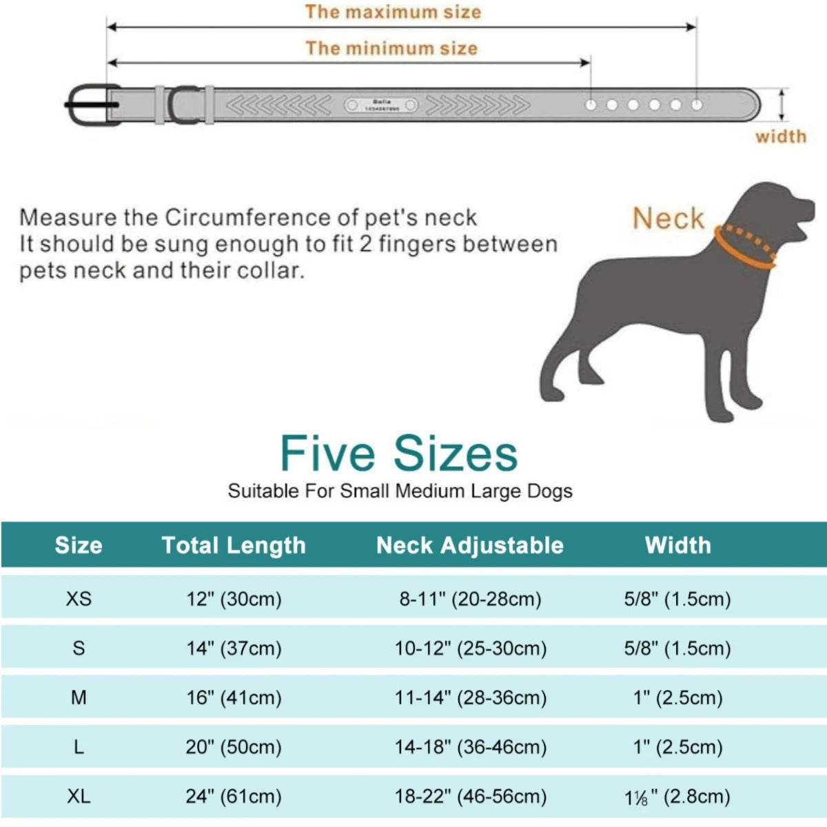 Engraved Leather Dog Collar Braided Persoanzled ID Tag Collars Nameplate Customized Pet Collar Leather Pet Walking Leash Leads