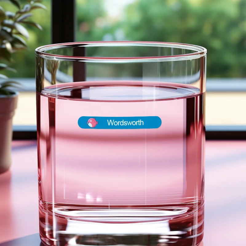 Personalized Waterproof Labels Custom for Kids School Gear - Name Stickers for Bottles, Lunch Boxes & Stationery Items