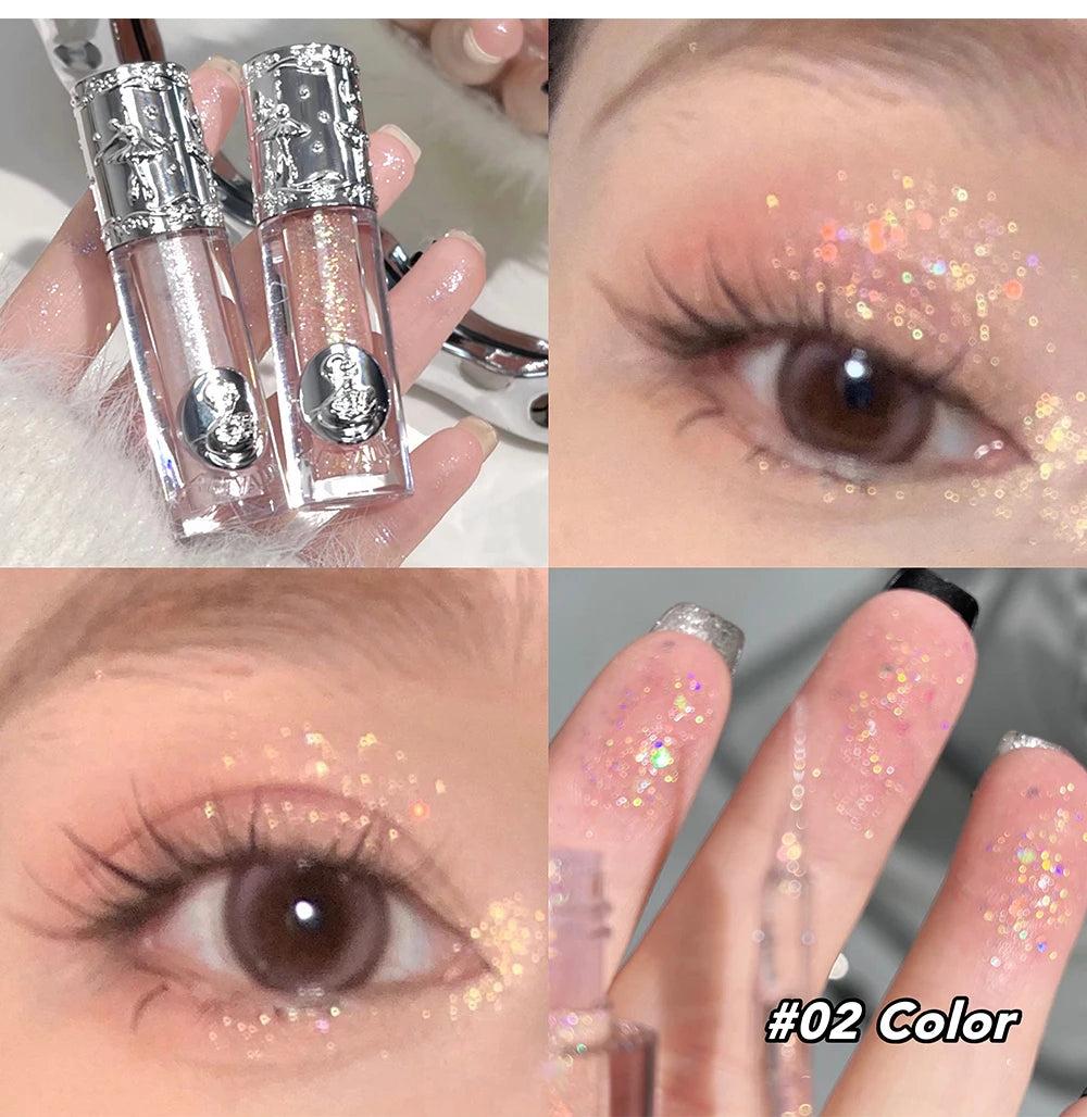 Balletism Liquid Eyeshadow Liquid Fine Shimmer High Light Eyeshadow delicate everything with influencer