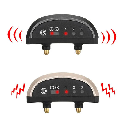 Pet Dog Anti Bark Collar Control Train Rechargeable IP65 Waterproof Stop Barking Dog Vibration Ultrasonic Training Collars
