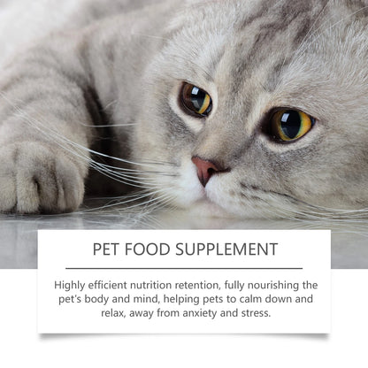 Pet Anxiety-Relief Dietary Supplement Easy to Feed Effectively Relieves Discomfort in Cats Dogs Easily Absorbed Soothing Drops