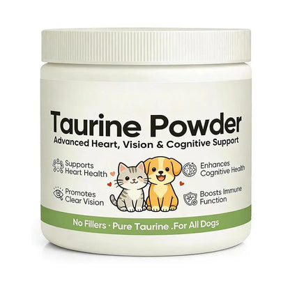 30g Taurine Supplement Powder for Cat Dog Supports Heart Vision Cognitive Health Essential Amino Acid Pet Nutritional Supplement
