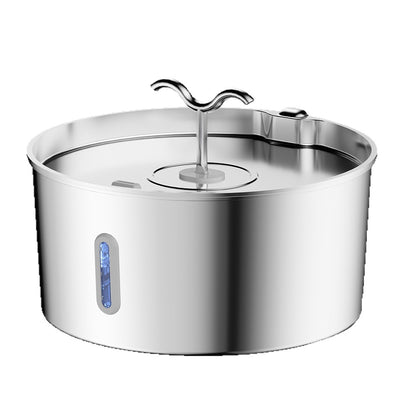 7L Stainless Steel Pet Water Dispenser with Extra Large Capacity